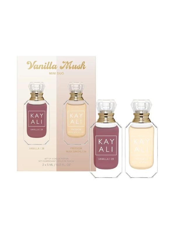 Click here to buy Kayali Freedom Musk Santal And Vanilla Mini Duo