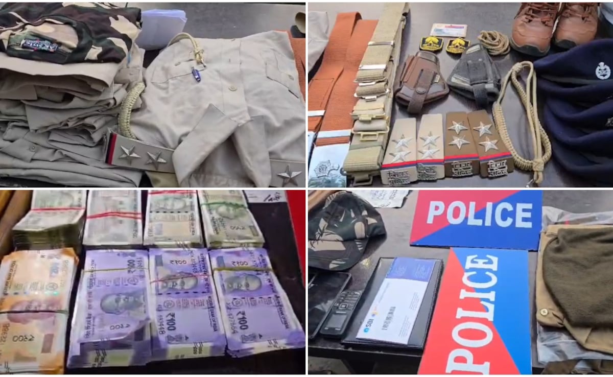 बरामद सामान की तस्वीर.