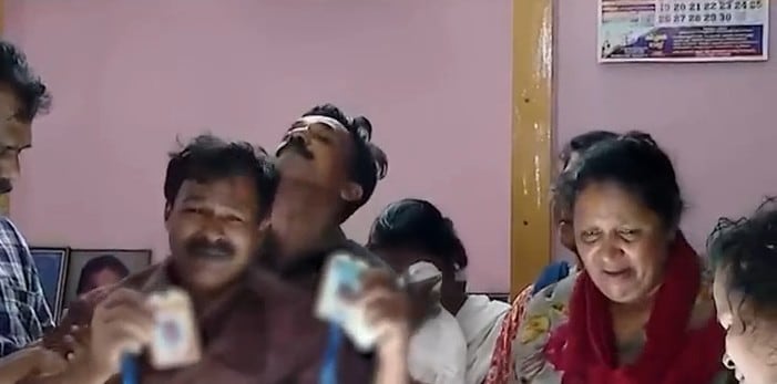 Nithins father Rajan 