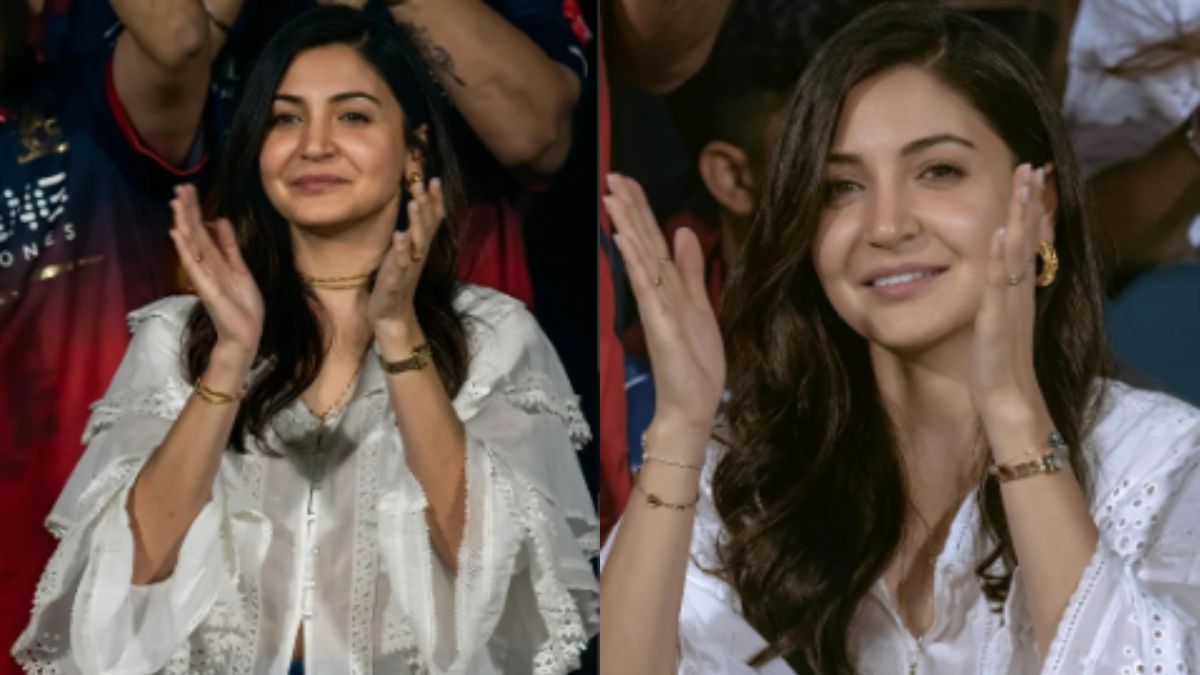 Anushka Sharma Styles A Rs 17,000 White Top With A Cartier Watch Worth Lakhs At RCB Vs GT Match