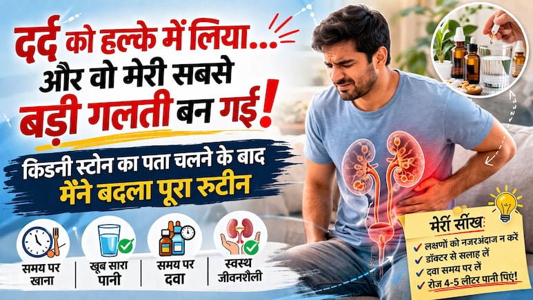 पेट दर्द को समझा गैस... लेकिन, निकला किडनी स्टोन, एक गलती ने बदल दी मेरी पूरी लाइफस्टाइल