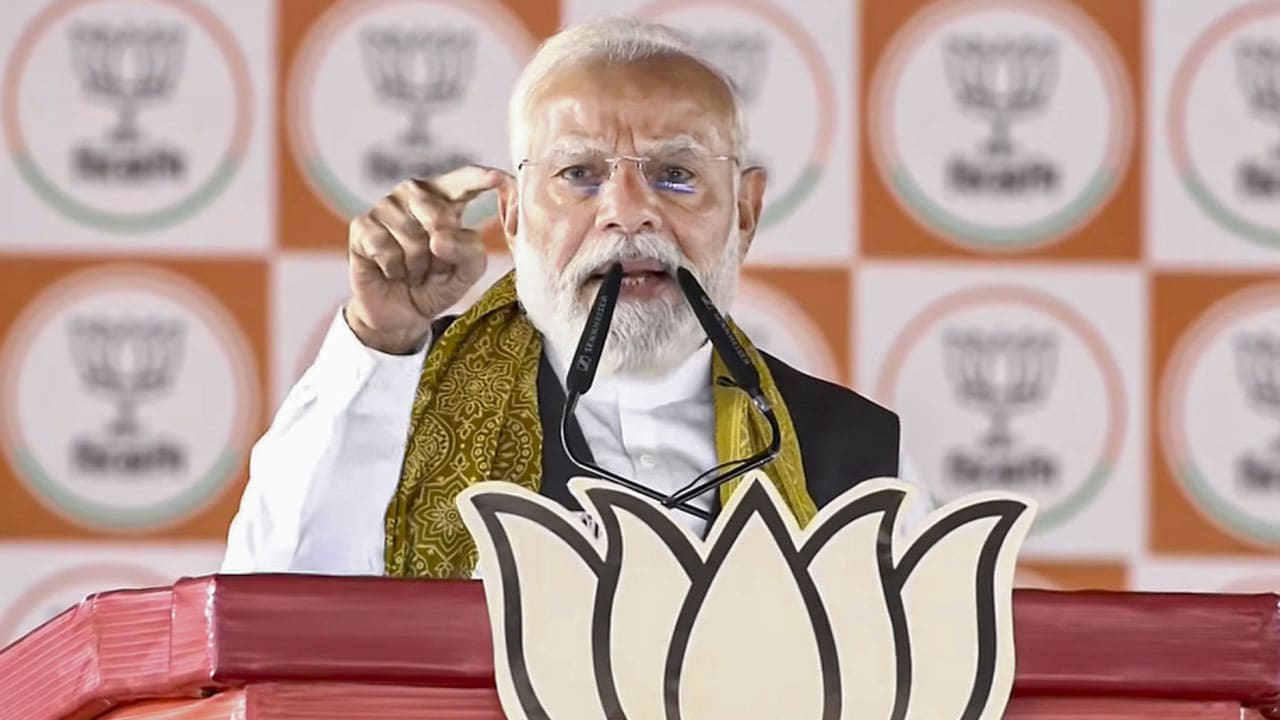 PM Modi Addresses A Public Rally In West Bengal's Haldia