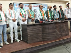 Several Tribal Leaders Defect From BJP To Congress In Gujarat's Dahod