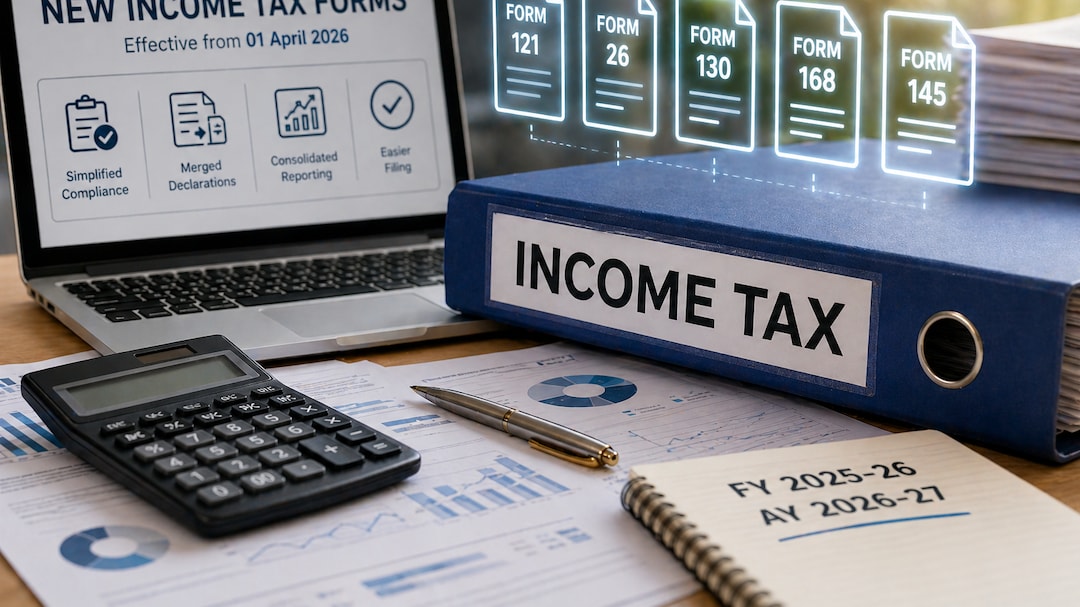 Income Tax Department Enables Online Filing Of ITR-1, ITR-4 For AY 2026-27