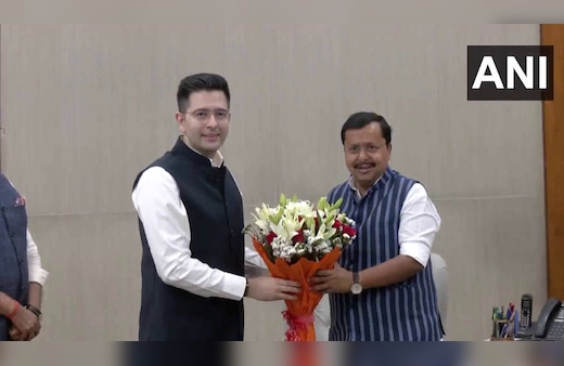 Raghav Chadha BJP News LIVE: BJP में शामिल हुए राघव चड्ढा, AAP के बागी सांसदों का नितिन नवीन ने किया स्वागत