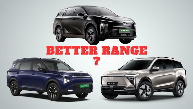 VinFast VF MPV 7, Kia Carens Clavis EV & Mahindra XEV 9S Range Comparison: Best EV For Highway?