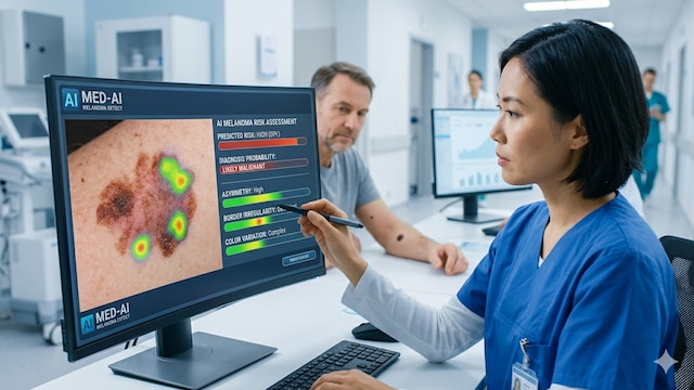 AI aids early skin cancer symptoms detection