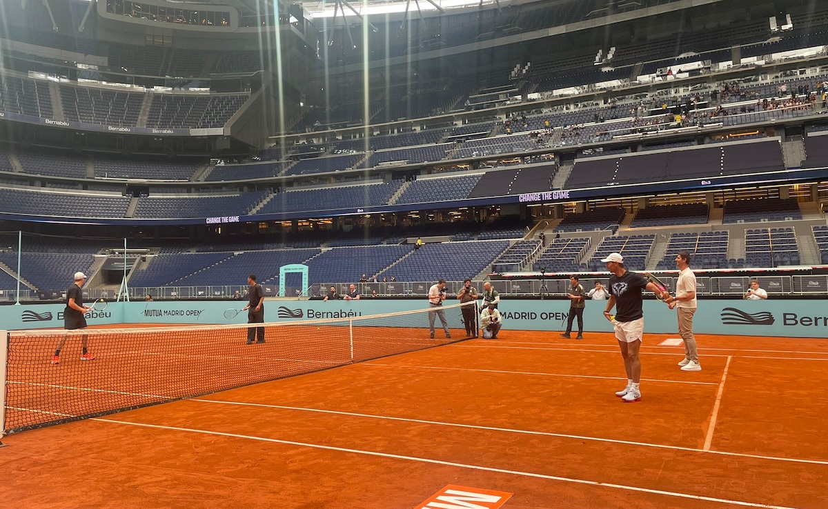 Watch: Rafael Nadal Teams Up With Thibaut Courtois, Plays Tennis Against Jude Bellingham Inside Bernabeu