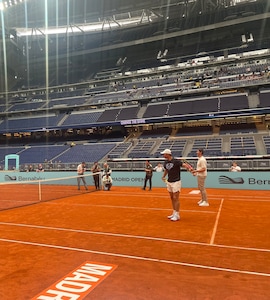 Watch: Rafael Nadal Teams Up With Thibaut Courtois, Plays Tennis Against Jude Bellingham Inside Bernabeu