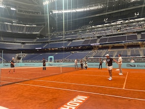 Watch: Rafael Nadal Teams Up With Thibaut Courtois, Plays Tennis Against Jude Bellingham Inside Bernabeu