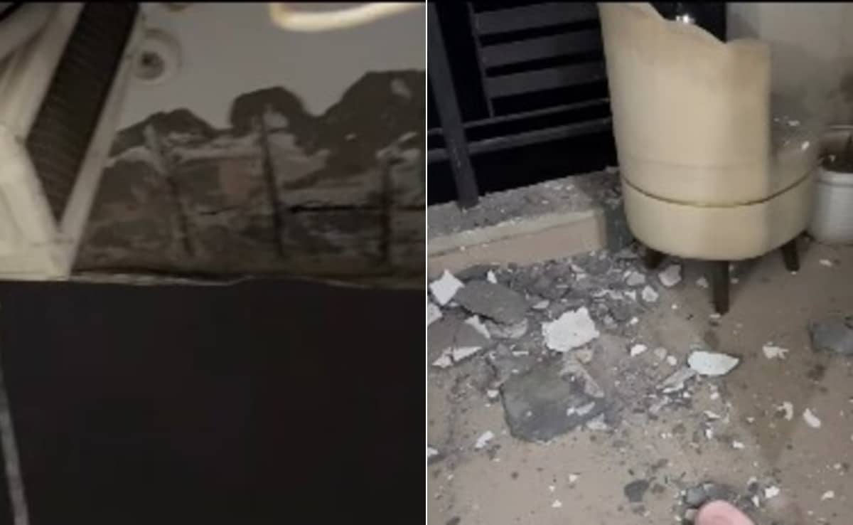 रात 2 बजे गिर गई बालकनी की छत, 28 हजार रु किराया देकर भी खतरे में जिंदगी? ग्रेटर नोएडा के फ्लैट का Video वायरल