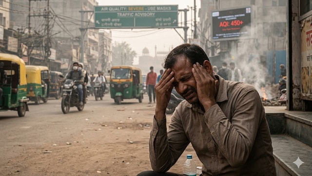 Migraines can be caused due to a rise in air pollution