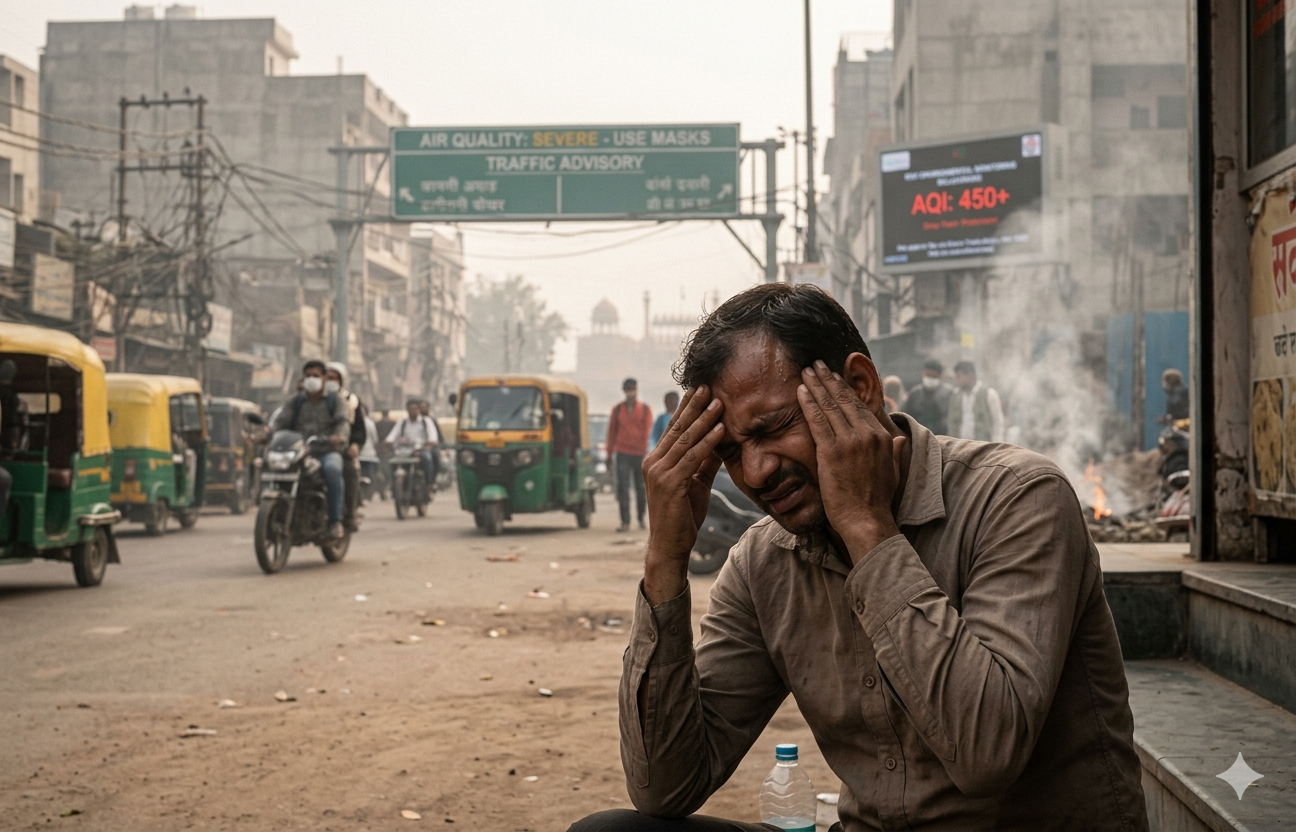 Migraines can be caused due to a rise in air pollution