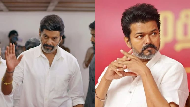 <i>TN 2026</i> Teaser Spoofs TVK Vijay, Aadhav Arjuna Claims BJP-DMK Conspiracy
