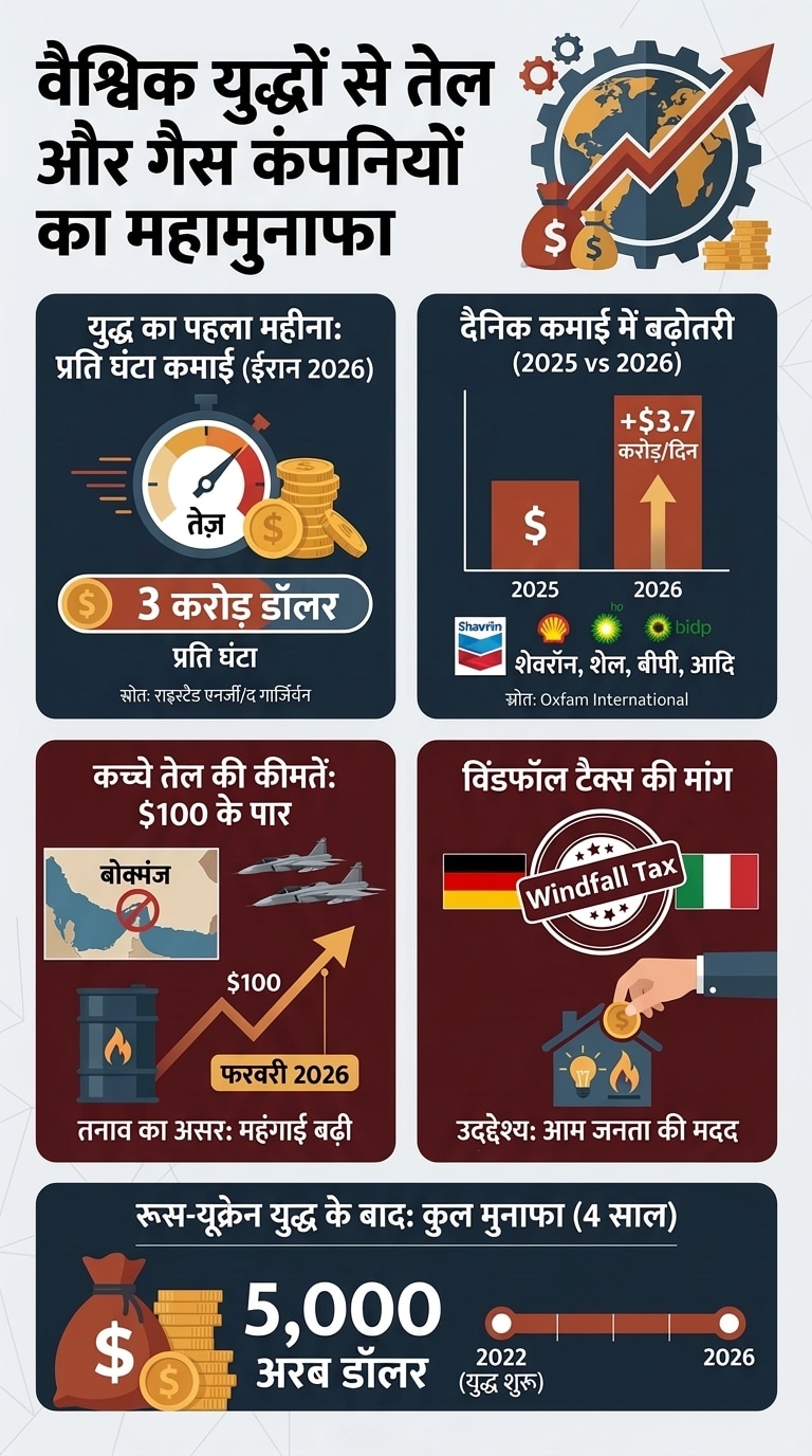 Oil Company Earnings Per Hour