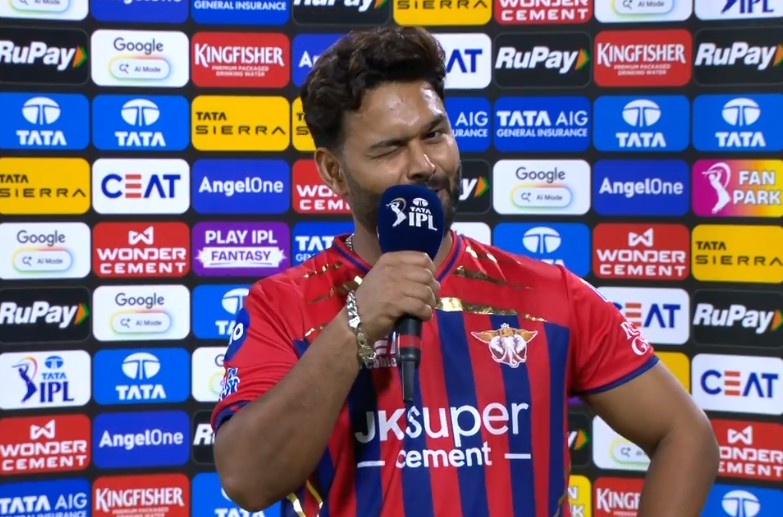 "Thanks For Being Soft": Pant's Cheeky Gesture At Commentator After LSG's Loss