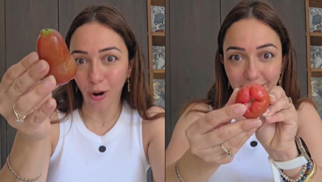 Watch: Actress Nauheed Cyrusi Shows How To Eat 'Love Apple' And Which Variant Tastes Better