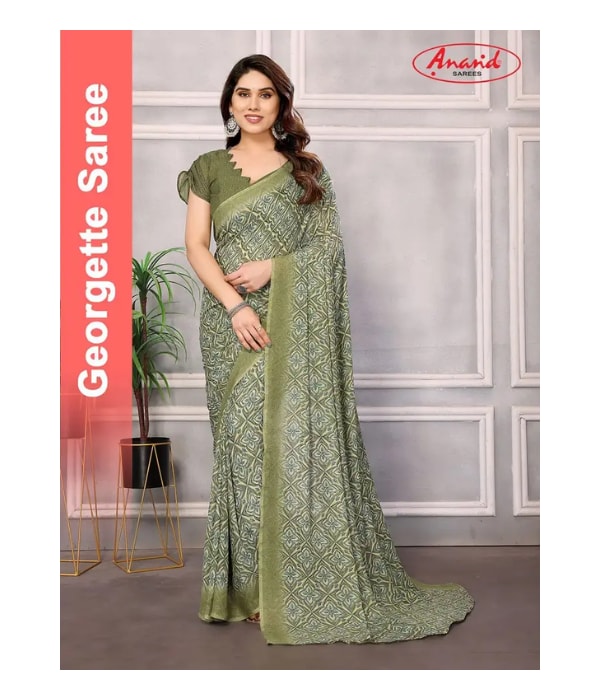 Click here to buy:  Anand Sarees Paisley, Printed Daily Wear Georgette Saree