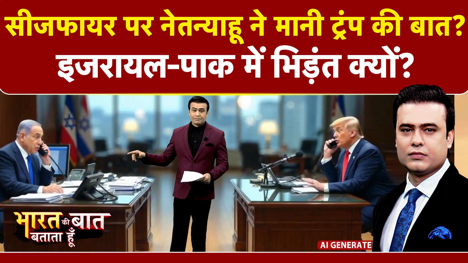 Syed Suhail | Iran Israel War: Trump ने मानी Netanyahu की बात? | Bharat Ki Baat Batata Hoon
