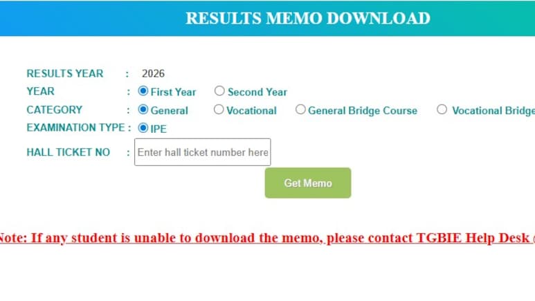 TS Inter Result 2026 : तेलंगाना बोर्ड ने इंटर 1st-2nd ईयर के रिजल्ट किए जारी, इस तरह से करें चेक