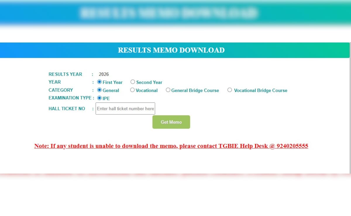 Telangana TS Inter Result Declared For 1st And 2nd Year, Download Directly Here