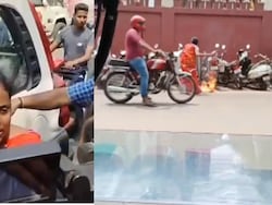 Video: Woman Sets Vehicles On Fire Near Orissa High Court