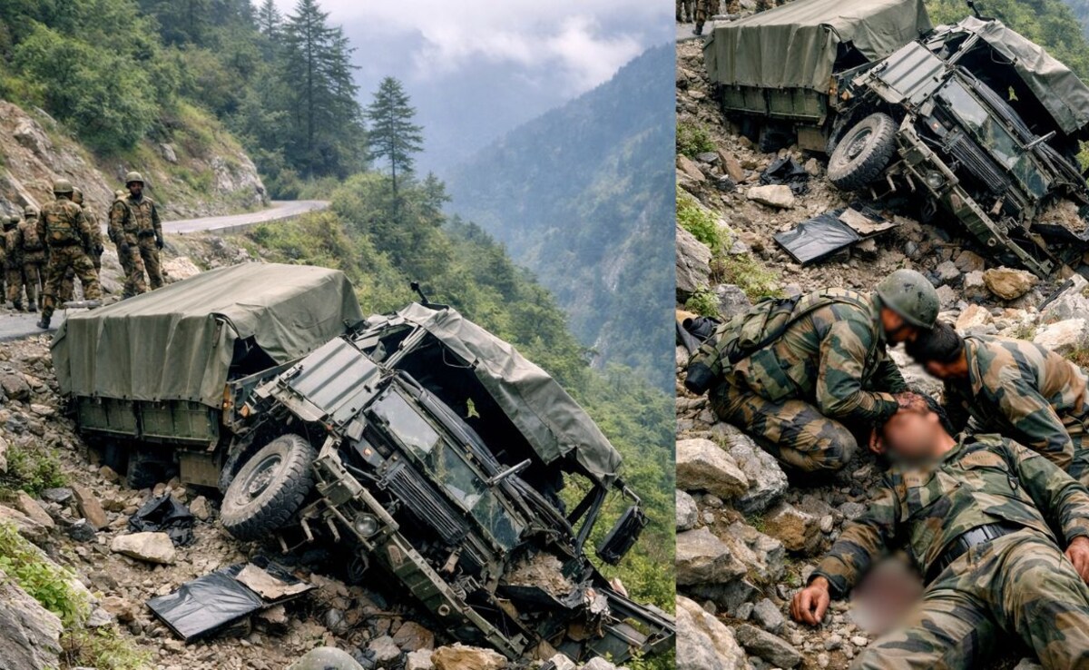 उत्तराखंड के गोपेश्वर-चोपता मार्ग पर सेना का वाहन दुर्घटना, दो जवान हुए लहूलुहान