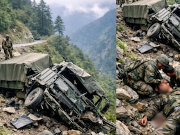 उत्तराखंड के गोपेश्वर-चोपता मार्ग पर सेना का वाहन दुर्घटना, दो जवान हुए लहूलुहान