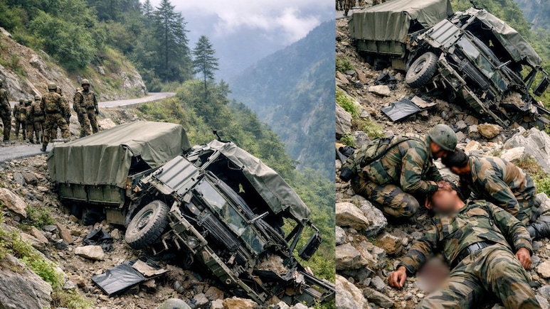 उत्तराखंड के गोपेश्वर-चोपता मार्ग पर सेना का वाहन दुर्घटना, दो जवान हुए लहूलुहान