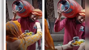गैस सिलेंडर वाले को 'दामाद' जैसा सम्मान! वायरल वीडियो में महिला ने उतारी आरती, इंटरनेट पर आई कमेंट्स की बाढ़