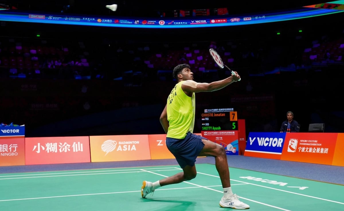 Ayush Shetty Beats World No.1 Kunlavut Vitidsarn To Storm Into The Final Of Asian Badminton Championship