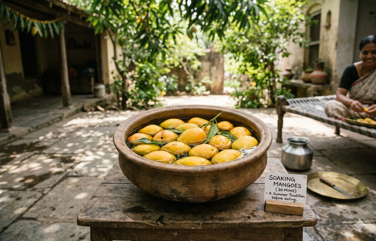 Why Soaking Mangoes For 30 Minutes Boosts Digestion
