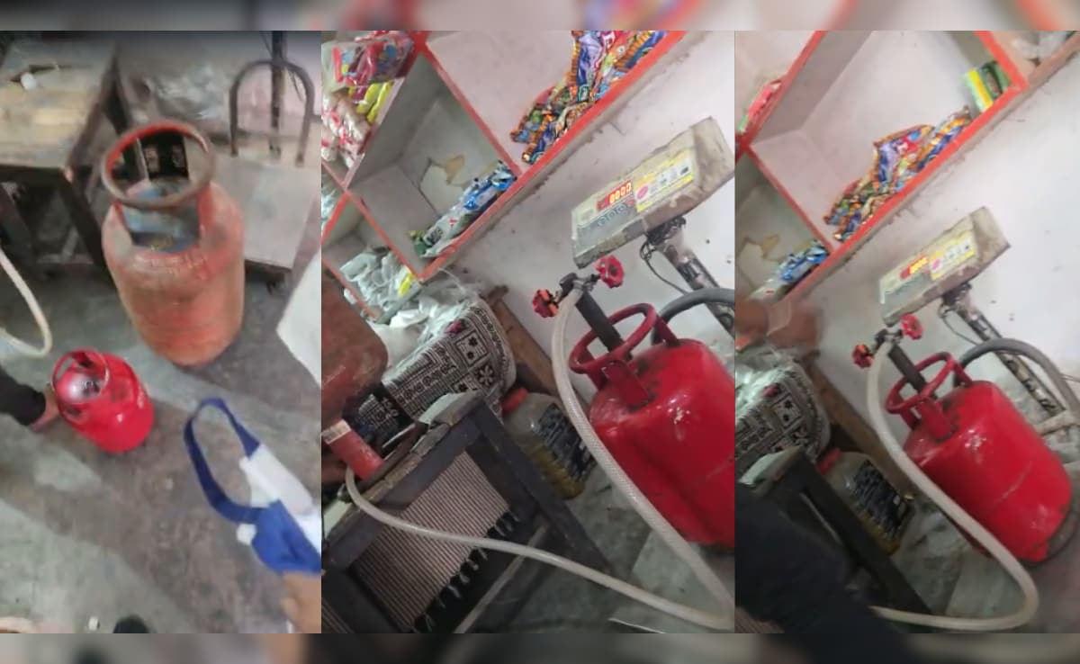 ग्रेटर नोएडा में घरेलू गैस की कालाबाजारी का बड़ा खुलासा, 80 रुपये की गैस 400 में बेच रहे दुकानदार