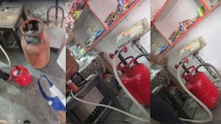 ग्रेटर नोएडा में घरेलू गैस की कालाबाजारी का बड़ा खुलासा, 80 रुपये की गैस 400 में बेच रहे दुकानदार