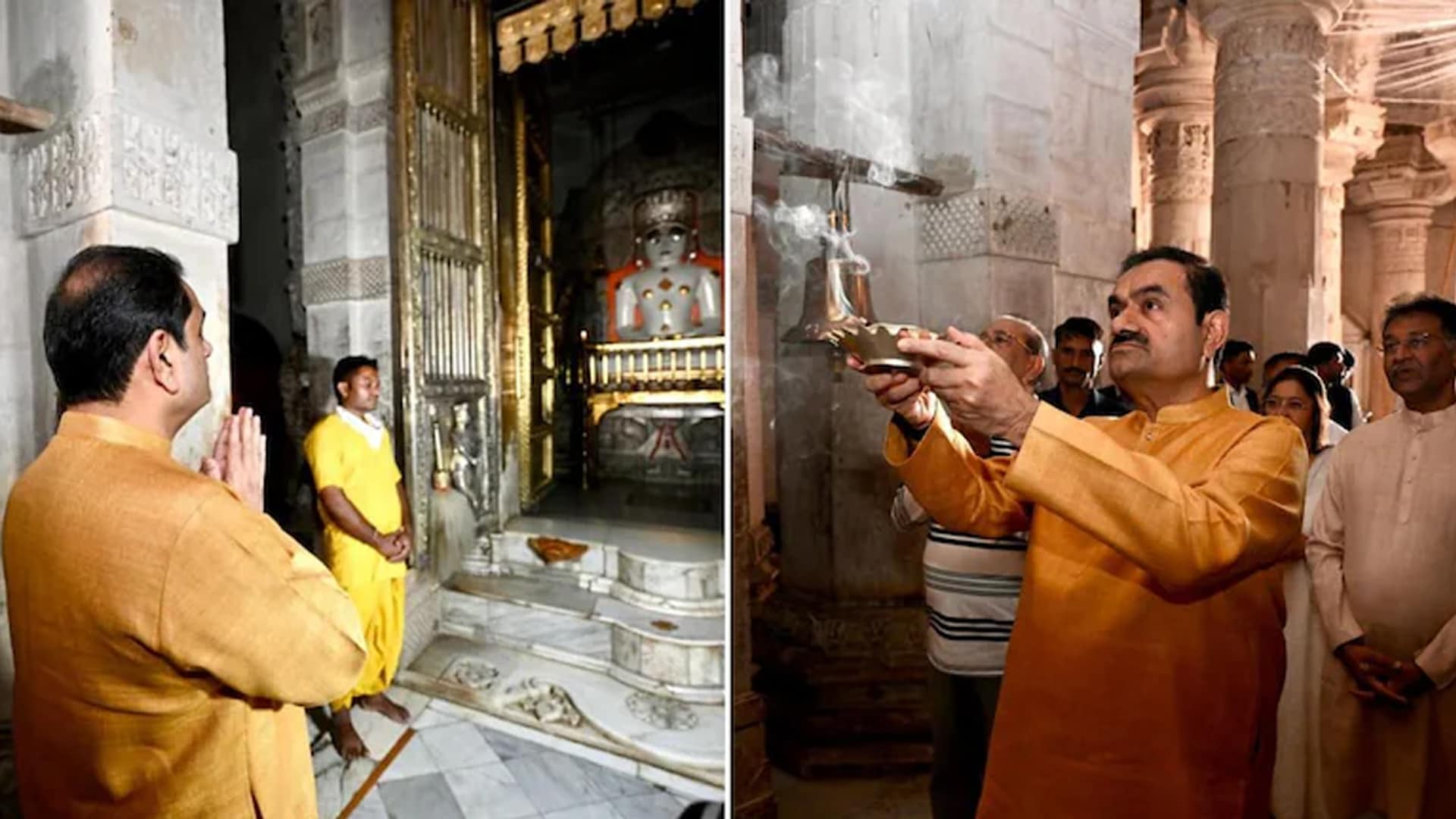 Gautam Adani Offers Prayers At Taranga Jain Temple On Akshaya Tritiya