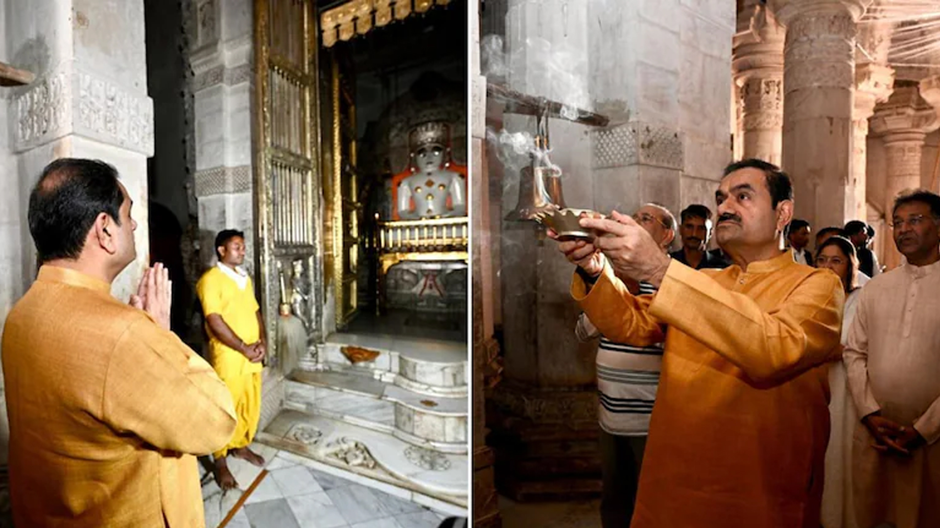 Gautam Adani Offers Prayers At Taranga Jain Temple On Akshaya Tritiya