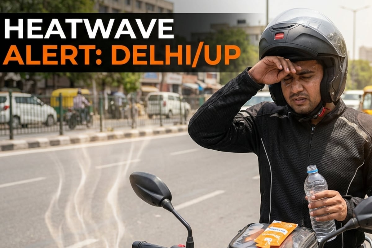 Heatwave in Delhi and UP Raises Health Risks for Two-Wheeler Riders