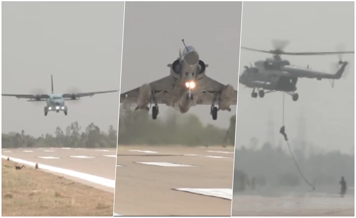पूर्वांचल एक्सप्रेसवे बना रनवे, जब गरजे फाइटर जेट्स, वीडियो में देखिए एयरफोर्स का शानदार अभ्यास