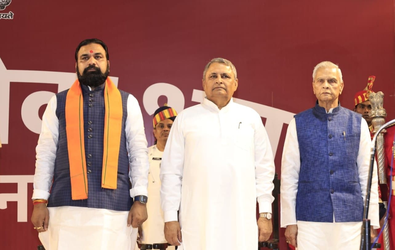 Samrat Choudhary, Vijay Kumar Choudhary and Bijendra Prasad Samrat Choudhary, Vijay Kumar Choudhary and Bijendra Prasad