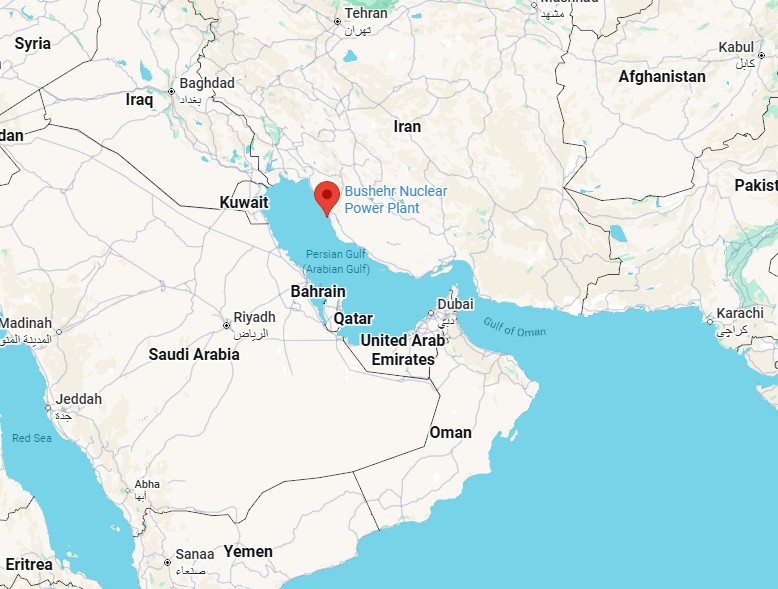 ईरानी विदेश मंत्री के अनुसार बुशहर परमाणु रिसाव का खतरा आस-पास के कई देशों पर भी पड़ेगा.