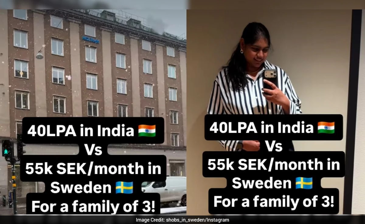 Indian Woman's  India Vs Sweden Lifestyle Comparison Sparks Debate