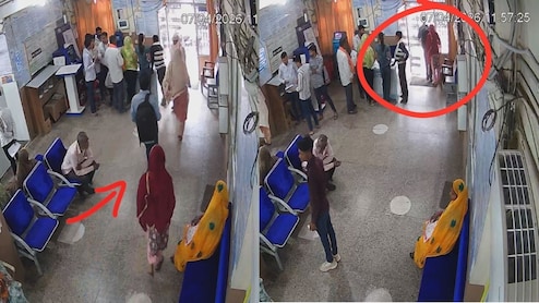 बैंक में बेखौफ चोरी की वारदात: एक युवती ने युवक को बातों में फसाया... दूसरी ने काटा बैग, फिर कुछ ही सेकंड में उड़ा लिए 90000