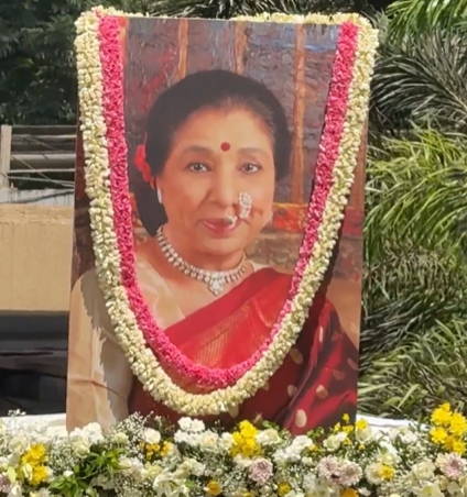 Music Legend Asha Bhosle Cremated In Mumbai With Full State Honours