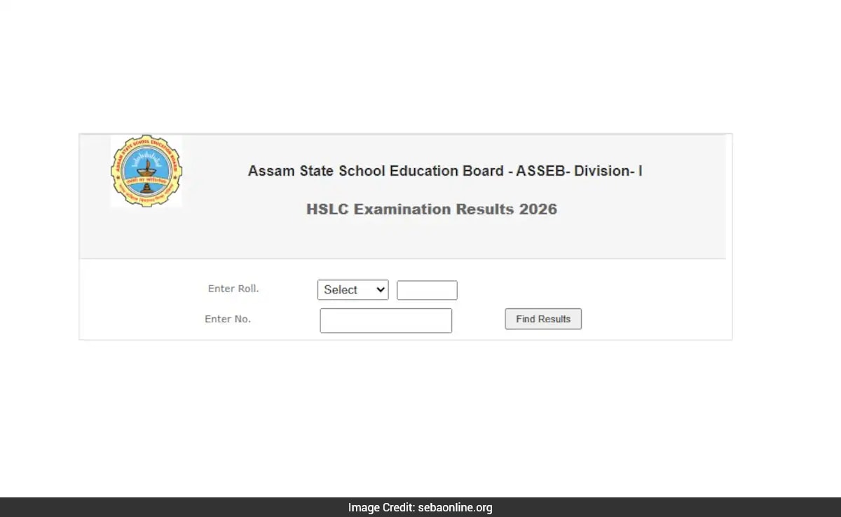 Assam HSLC Result 2026 Declared: 65.62% Students Pass, Class 10 Scorecard Download Link Here