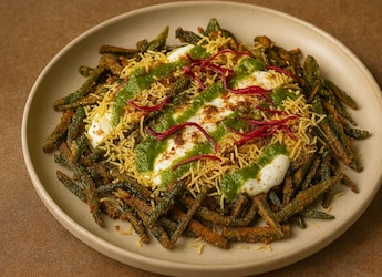 Kurkuri Bhindi Chaat Recipe: How To Make This Crispy Indian Snack At Home