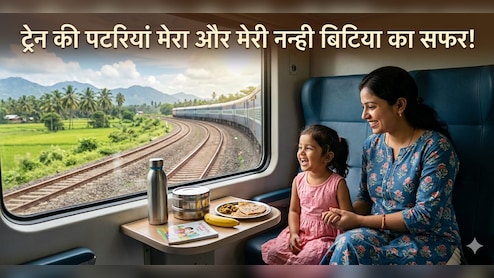 ​जब मैंने पहली बार अपनी बेटी के साथ किया ट्रेन का सफर! इन 5 टिप्स ने हमारे सफर को बनाया यादगार और टेंशन-फ्री...