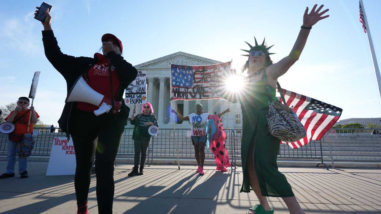 Protests Erupt As Supreme Court Hears Trump's Bid To End Birthright Citizenship