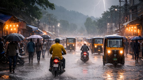 Assam Weather: असम में काल बनकर आई बारिश, बाढ़ ने पूरी गुवाहाटी को डुबो दिया, अगले तीन दिन भी राहत नहीं, IMD का अलर्ट डरा रहा