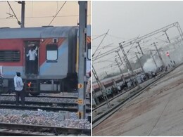 राजस्थान: धौलपुर रेलवे स्टेशन पर ट्रेन के कोच में लगी आग, खिड़कियों से कूदने लगे यात्री; बड़ा हादसा टला