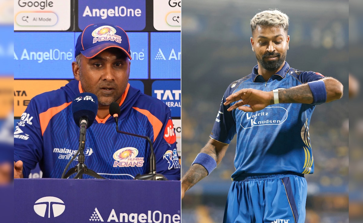 MI Coach Mahela Jayawardene Admits To Bitter "Reality", Gives Clear Verdict On Hardik Pandyas Form